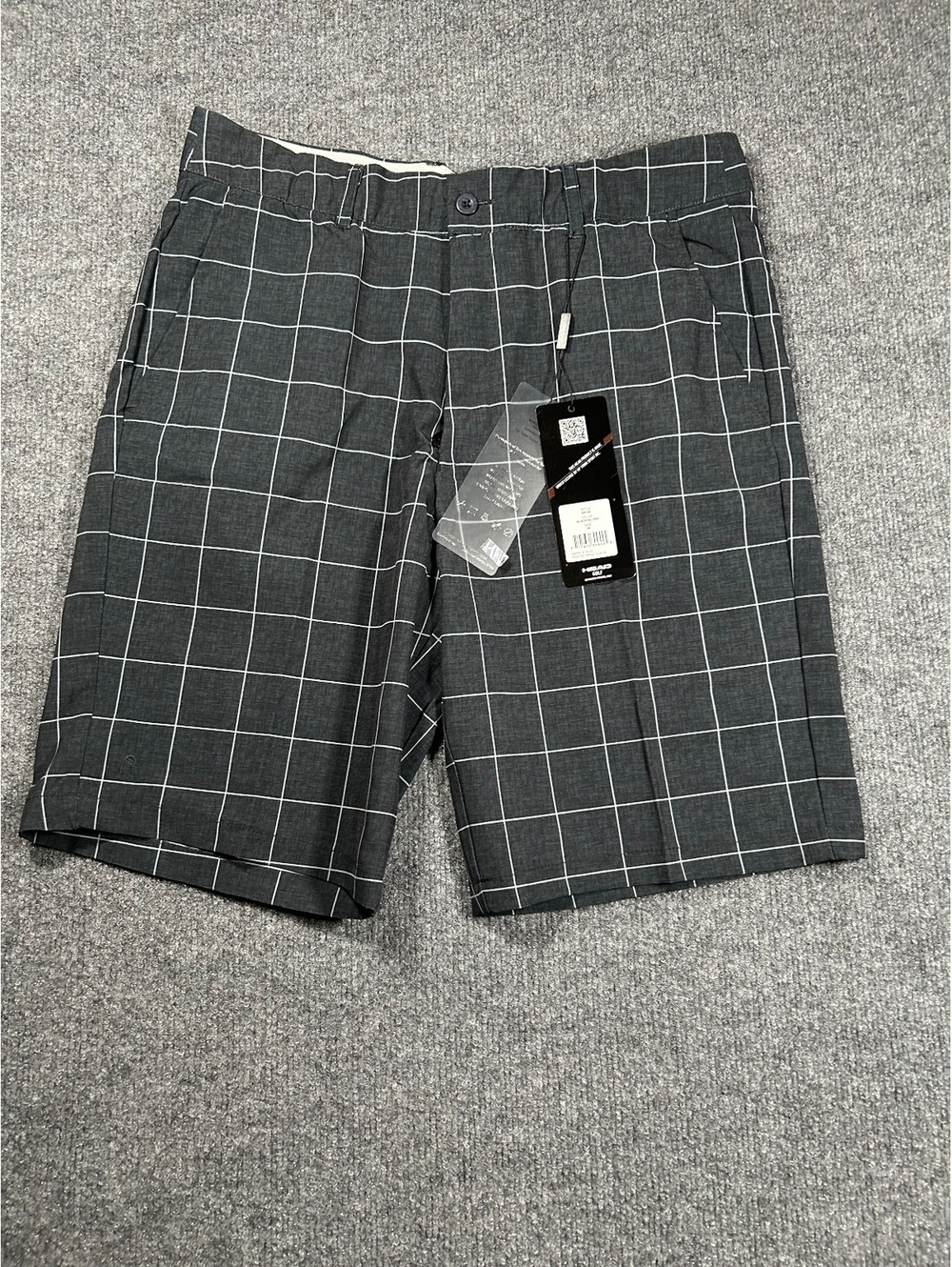 HEAD Golf Men's Gray Plaid Golf Shorts Size 32